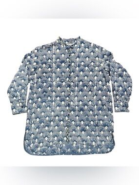 Madame Hall Boho-Chic Tunic Blouse Long Sleeve Women One Size